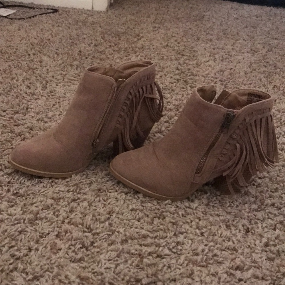 Vanity booties, won’t once or twice